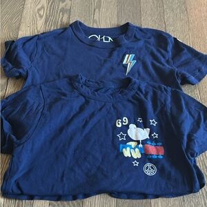 Chaser Navy Kids Tees with Fun Graphics